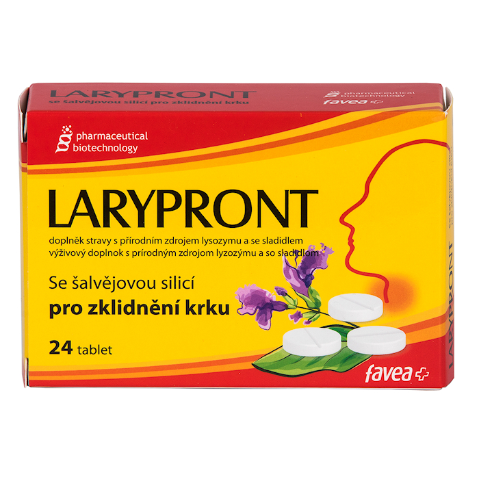 Favea Larypront šalvěj 24 tablet