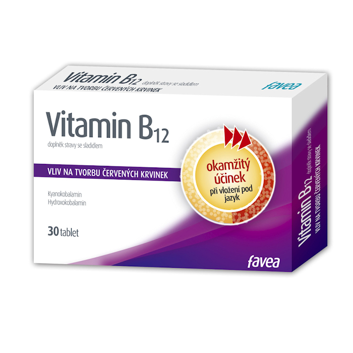 Favea Vitamín B12 tablety